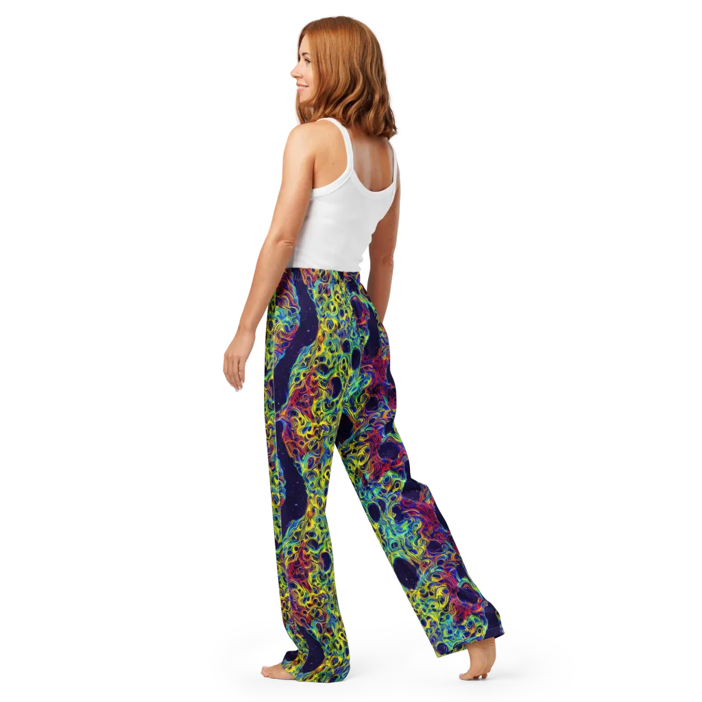 Electric Marrow on Women's Pajama Pants — Back