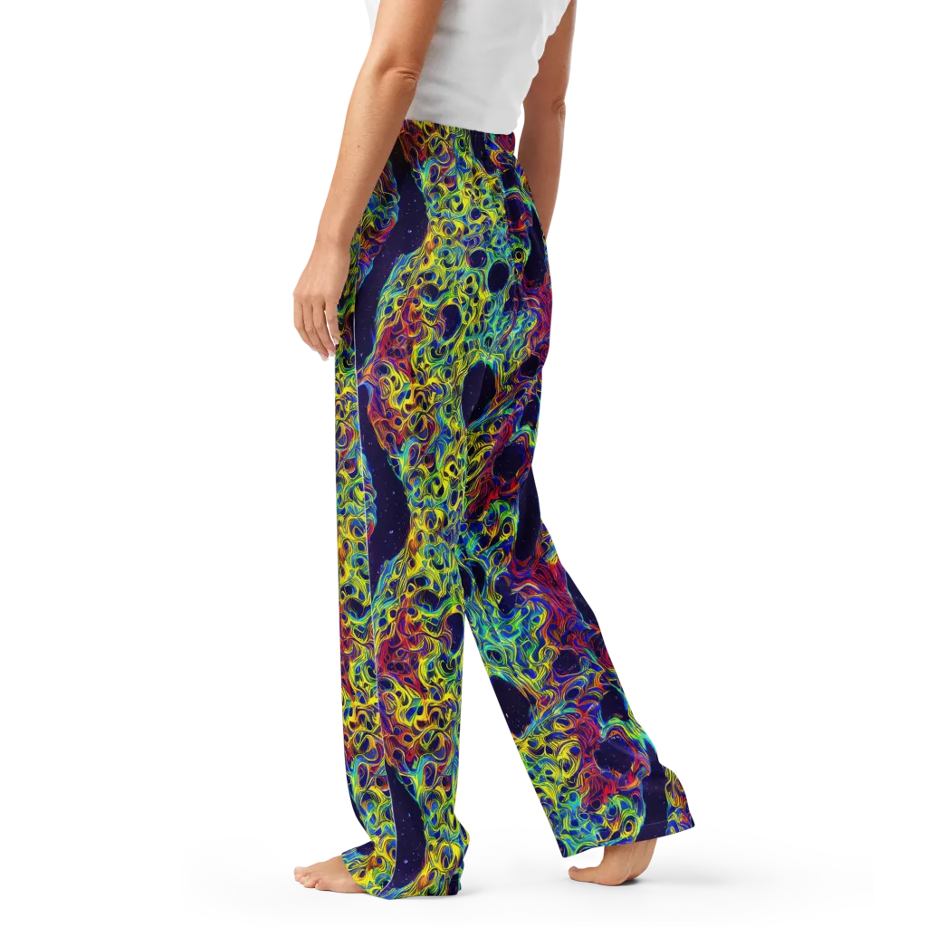 Electric Marrow on Women's Pajama Pants — Left