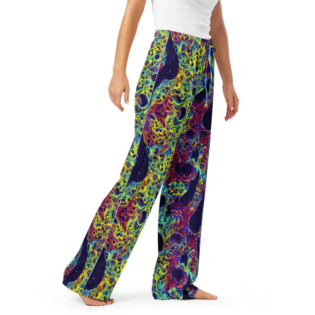 Electric Marrow on Women's Pajama Pants — Right Front