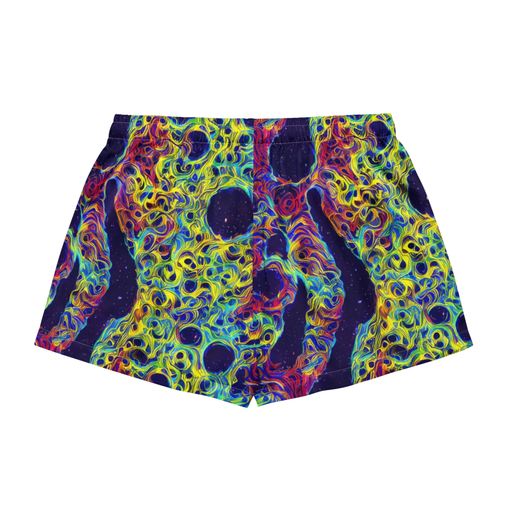 Electric Marrow on Women's Pajama Shorts — Back
