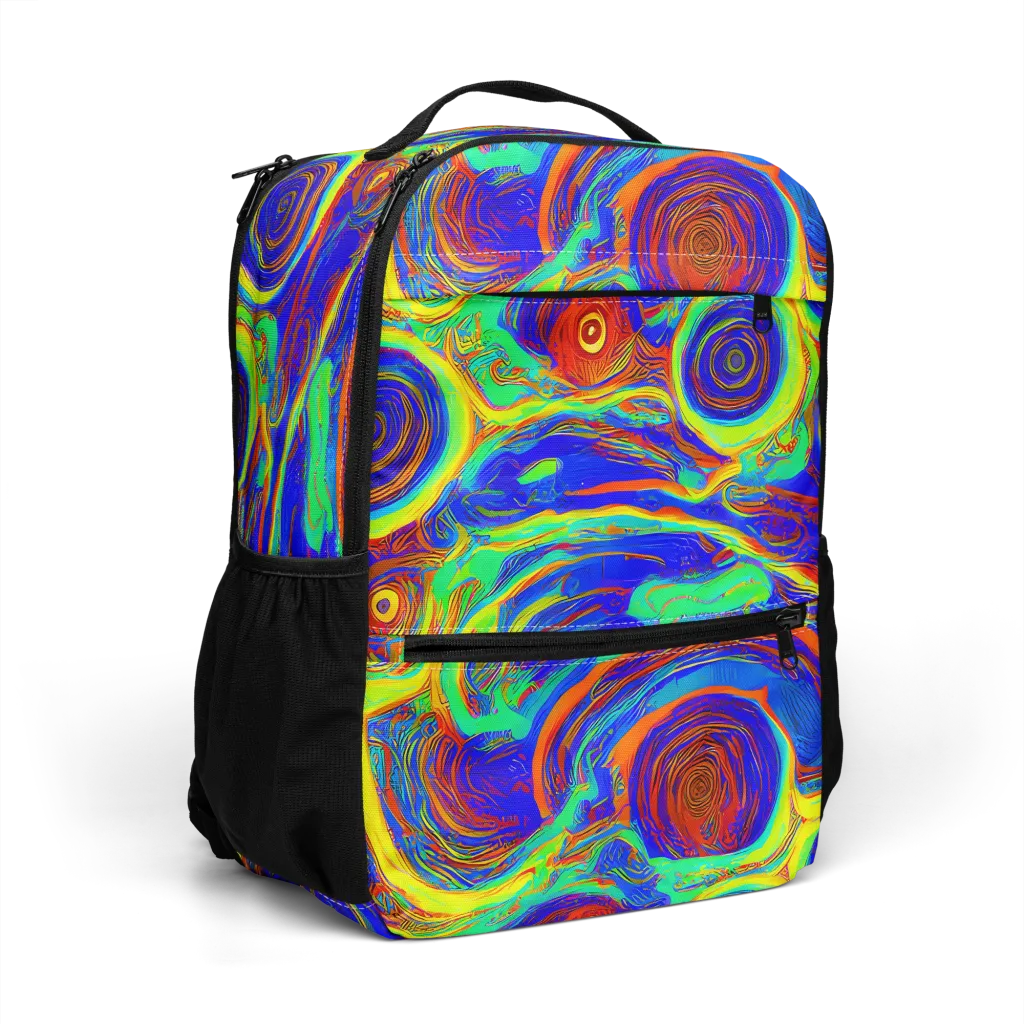 Kaleido Surge on Utility Backpack — Right Front
