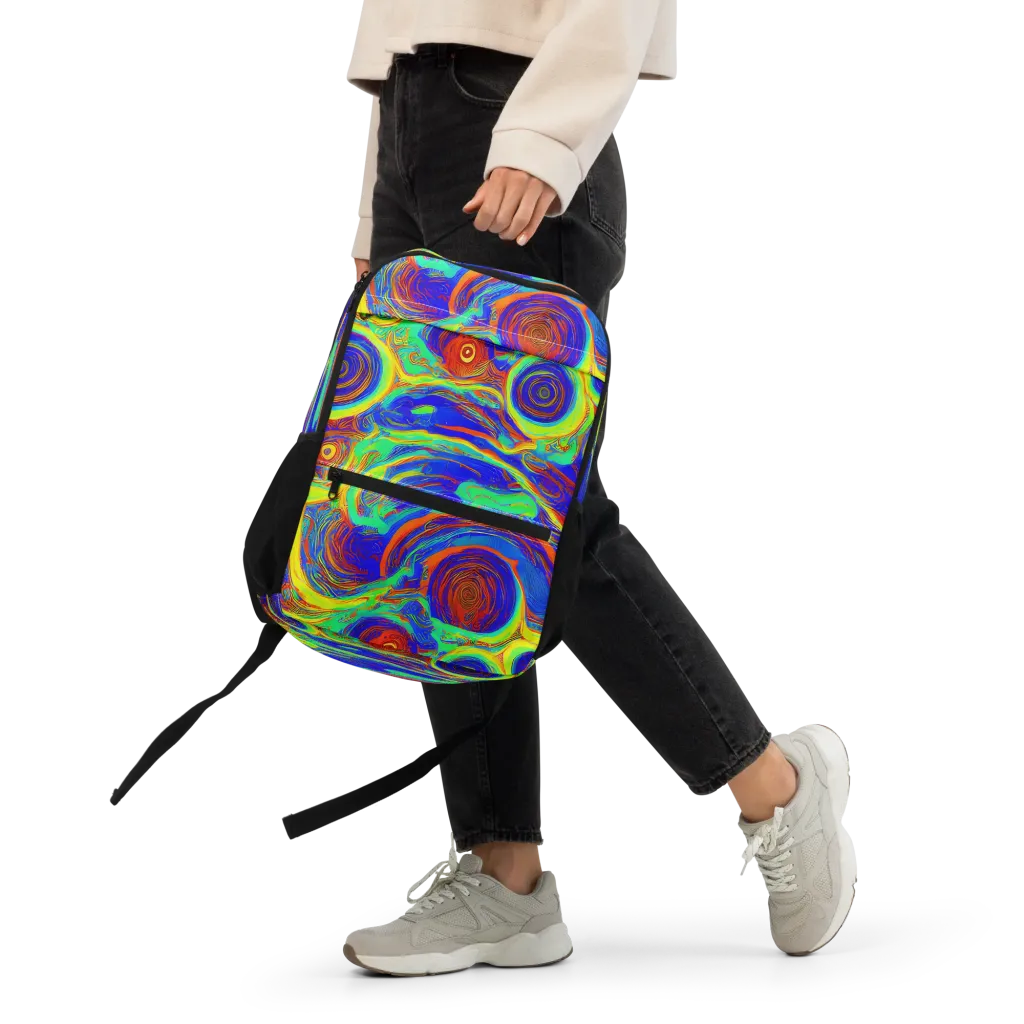 Kaleido Surge on Utility Backpack — Front