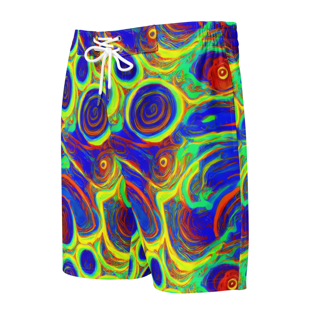 Kaleido Surge on Men's Board Shorts — Front