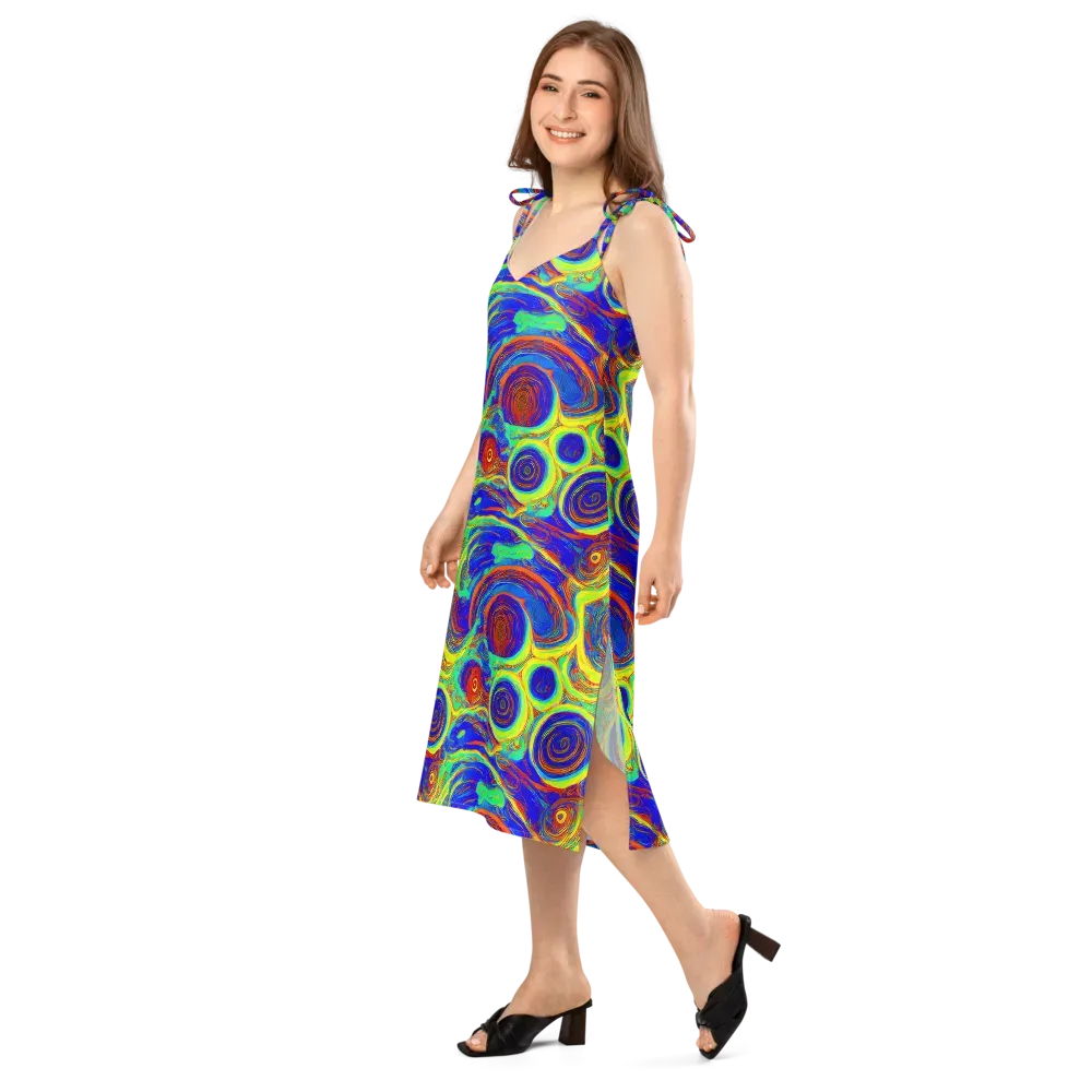 Kaleido Surge on Slip Dress — Left Front