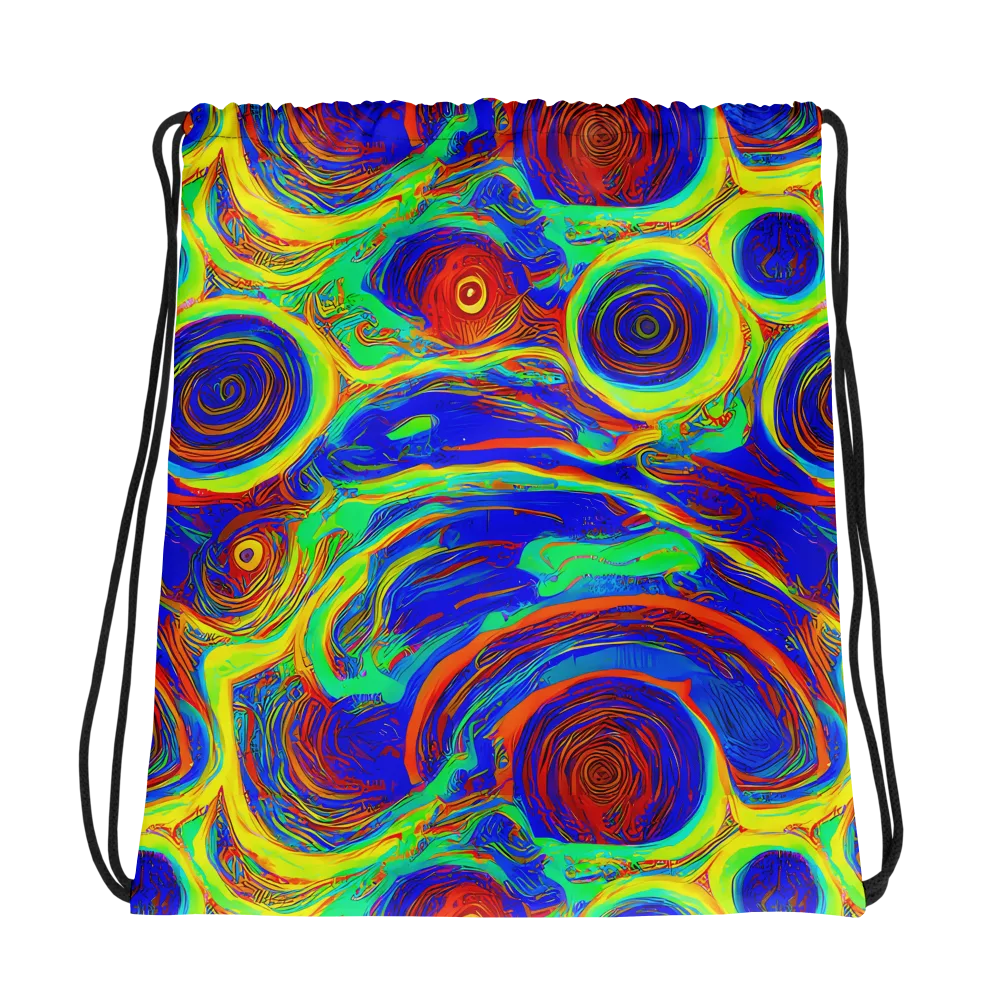 Kaleido Surge on Drawstring Bag — Photo