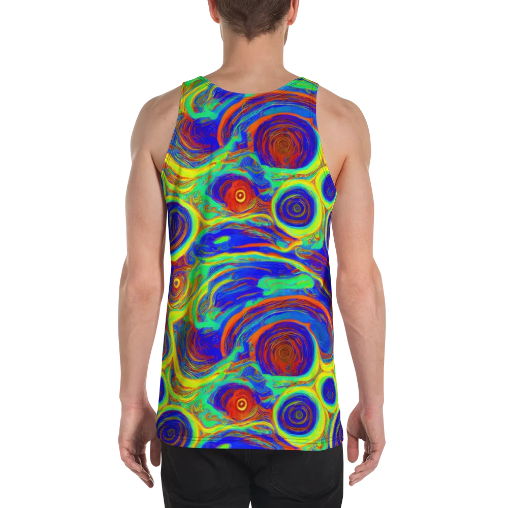 Kaleido Surge on Men's Tank Top — Back