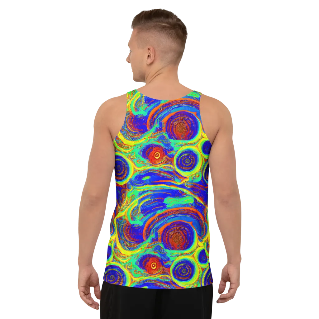 Kaleido Surge on Men's Tank Top — Back