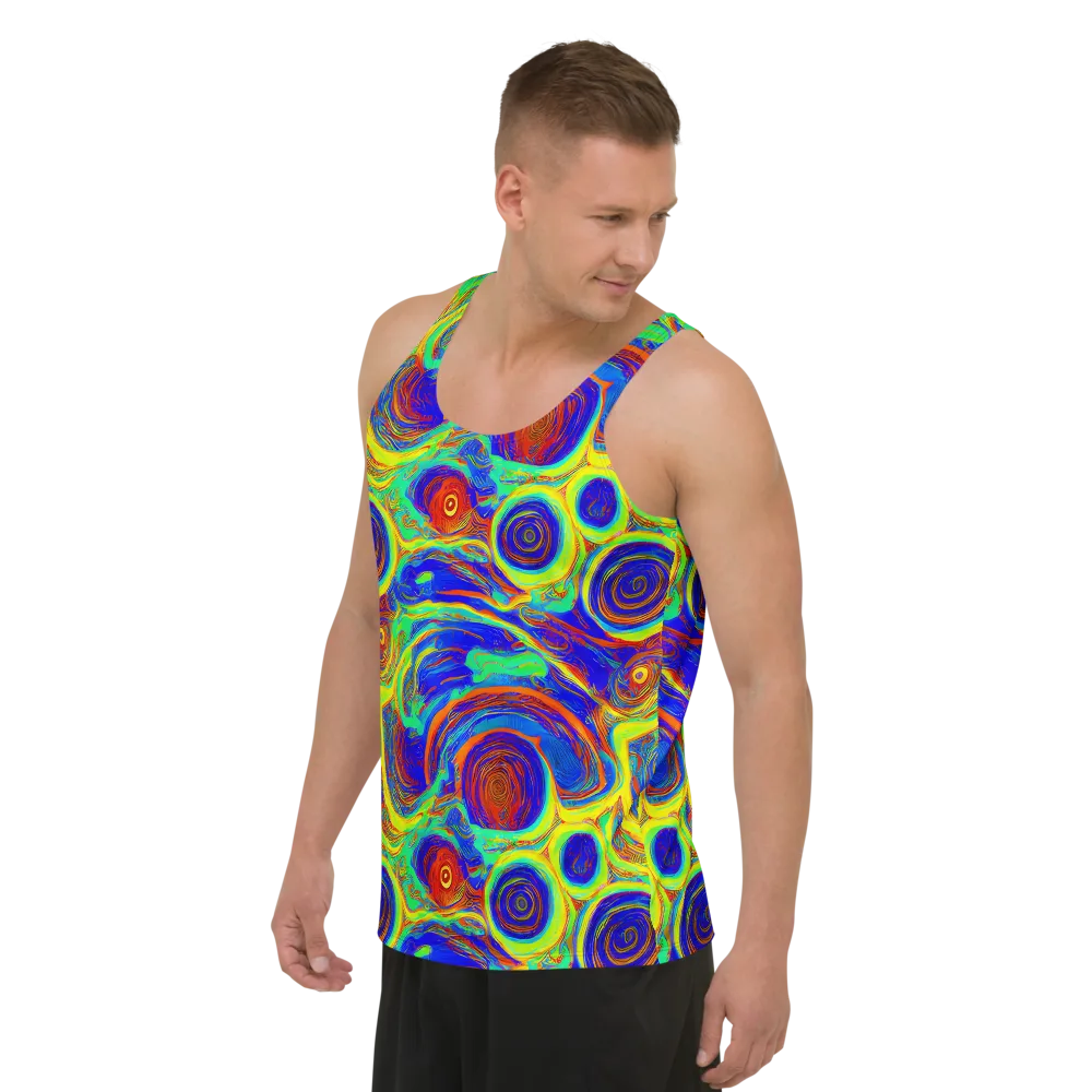 Kaleido Surge on Men's Tank Top — Left Front