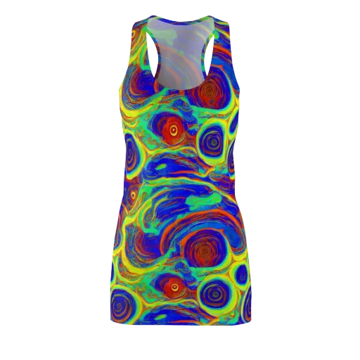 Kaleido Surge on a Racerback Dress
