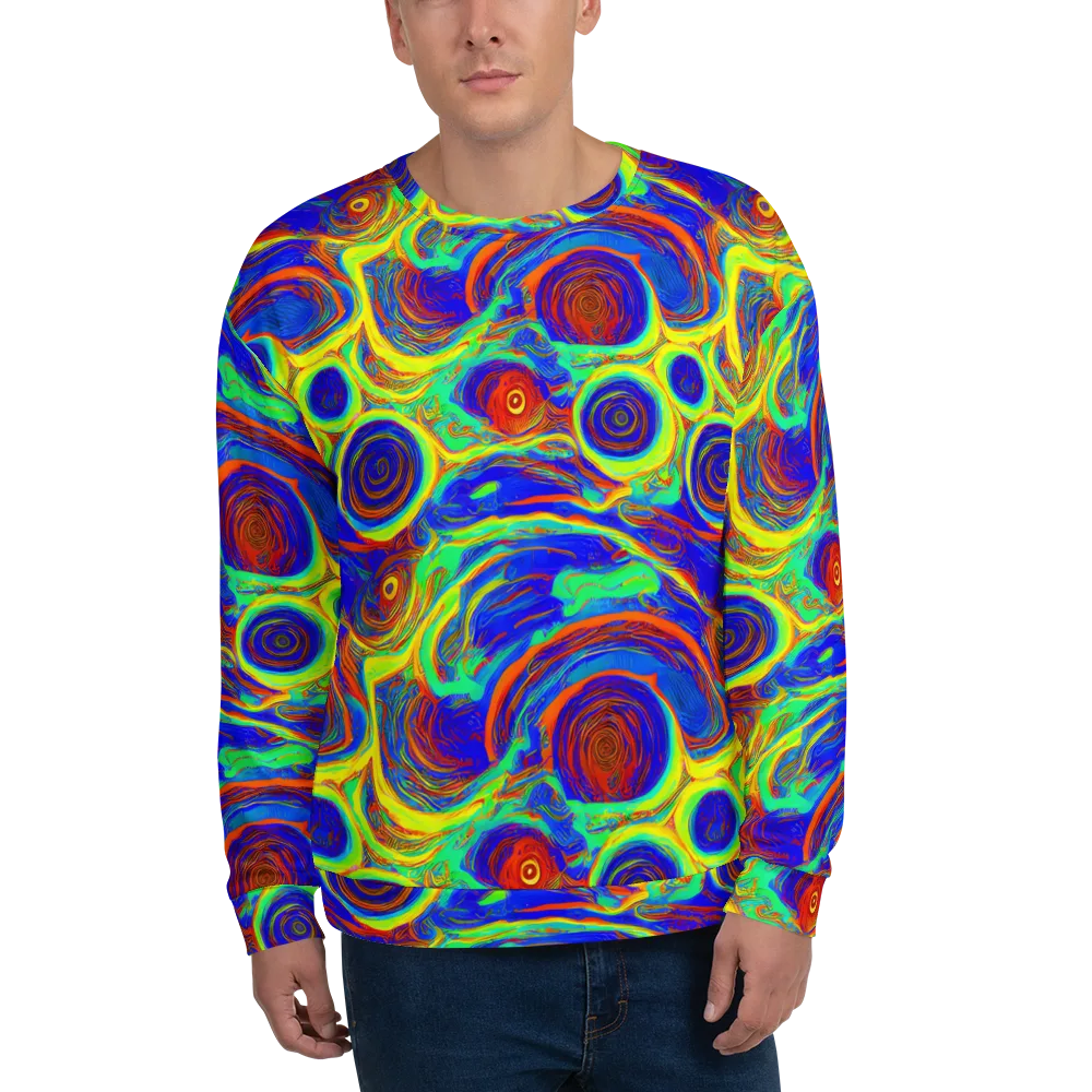 Kaleido Surge on Sweatshirt — Front