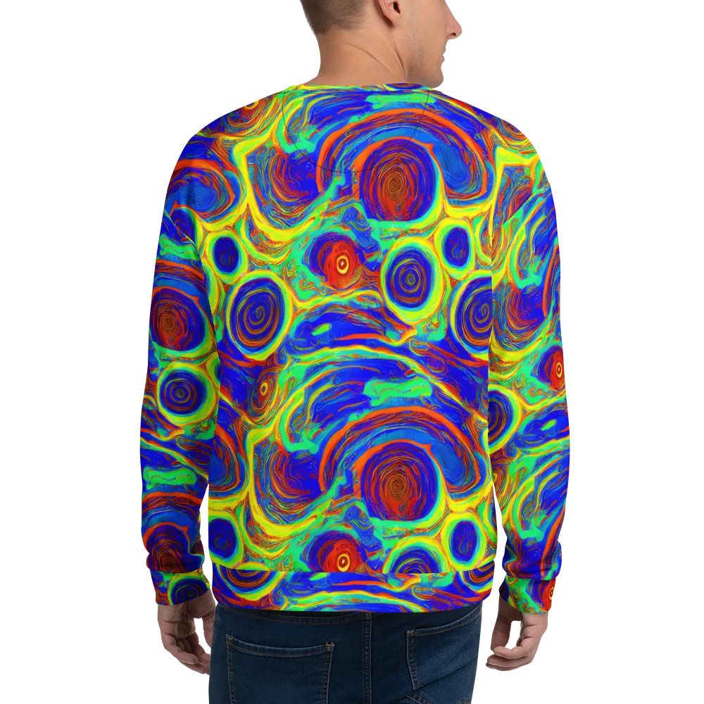 Kaleido Surge on Sweatshirt — Back