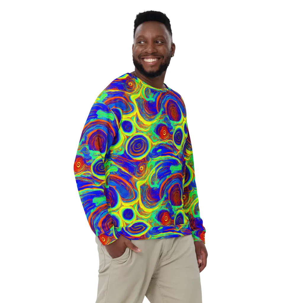 Kaleido Surge on Sweatshirt — Front