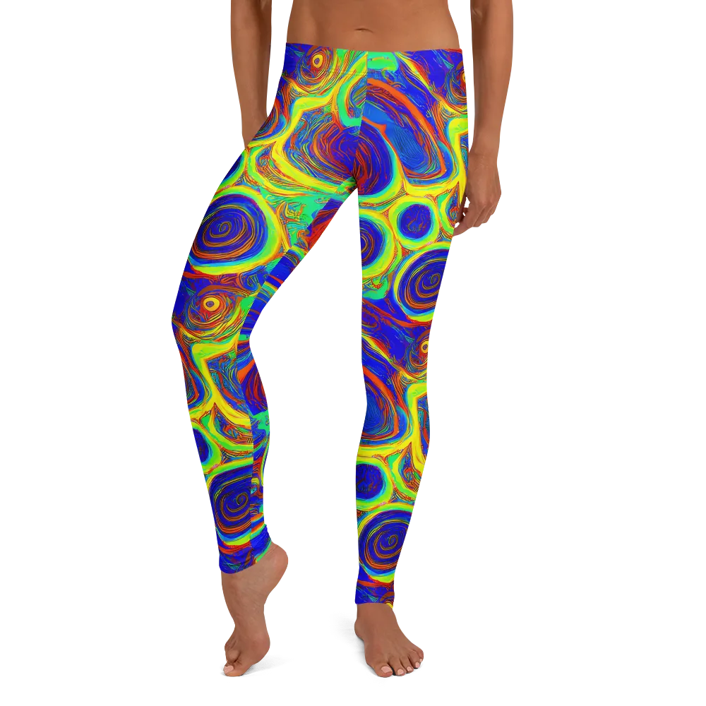 Kaleido Surge on Leggings — Front