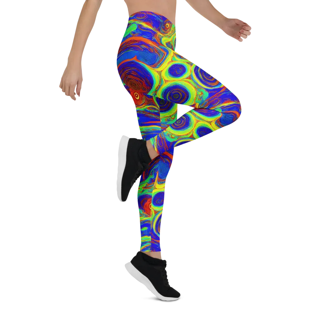 Kaleido Surge on Leggings — Right