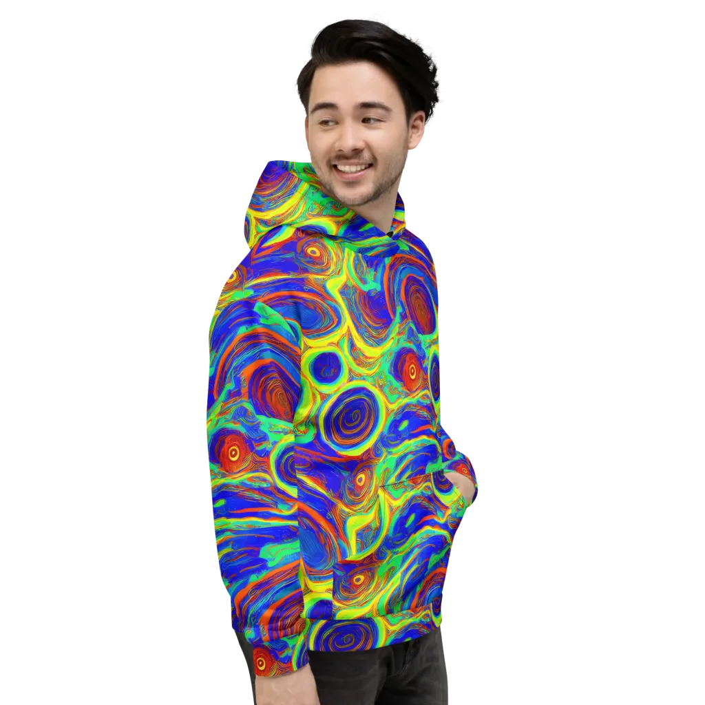 Kaleido Surge on Hoodie — Right