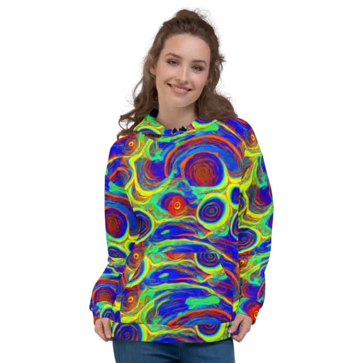 Kaleido Surge on a Hoodie