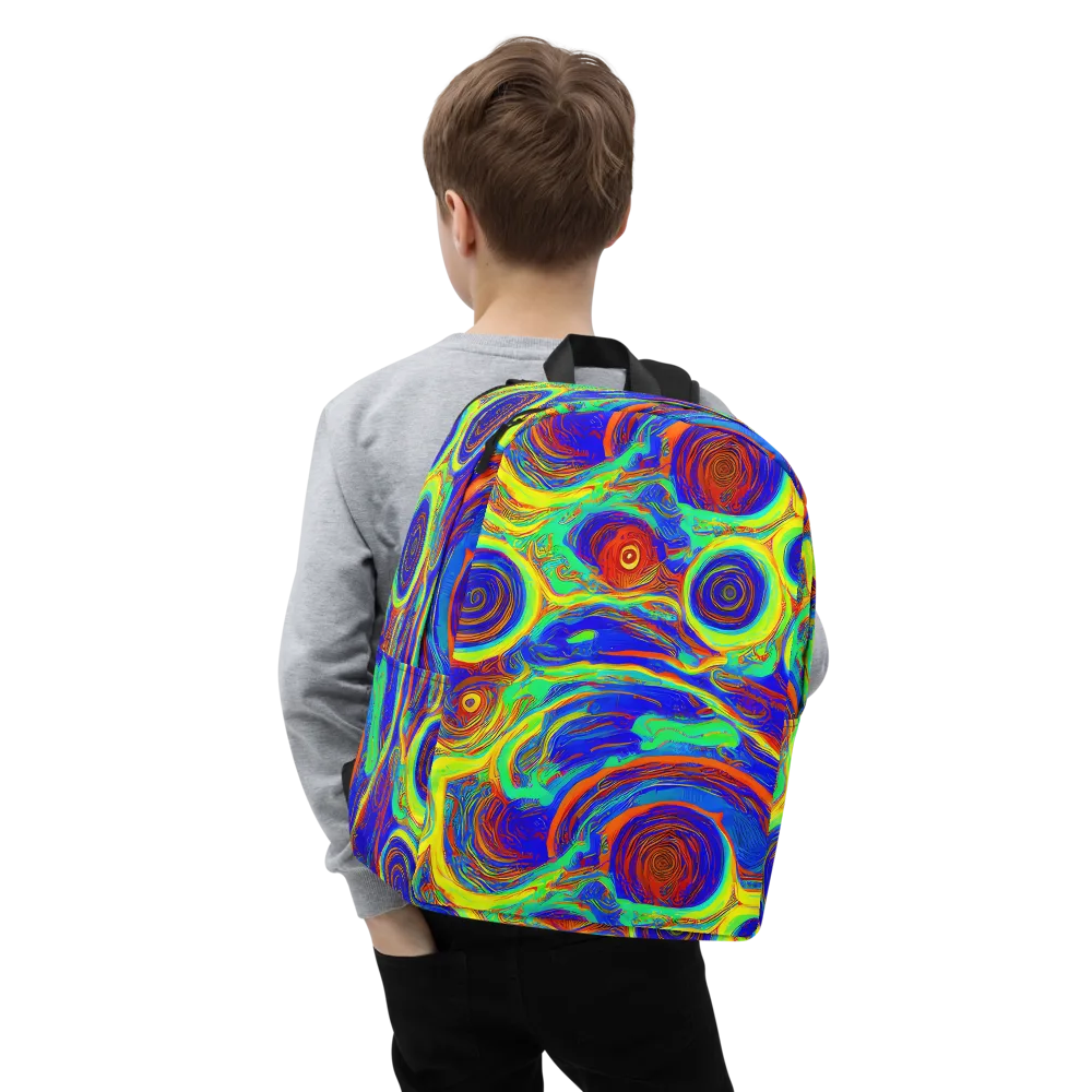 Kaleido Surge on Minimalist Backpack — Zoomed-in