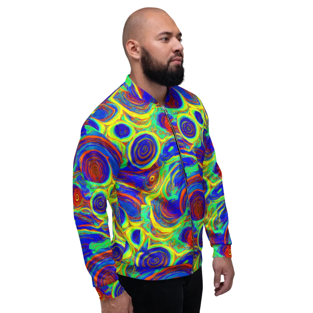 Kaleido Surge on Bomber Jacket — Right