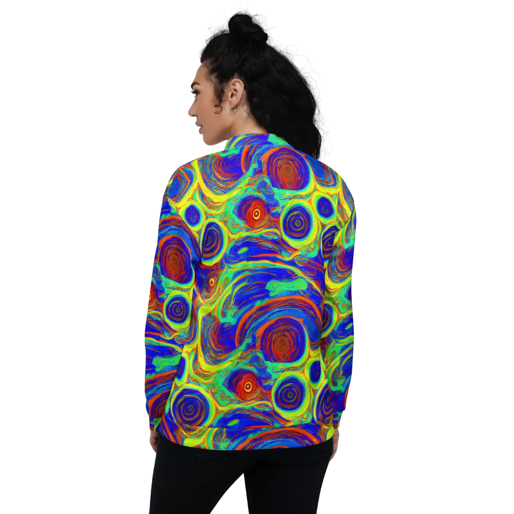 Kaleido Surge on Bomber Jacket — Back