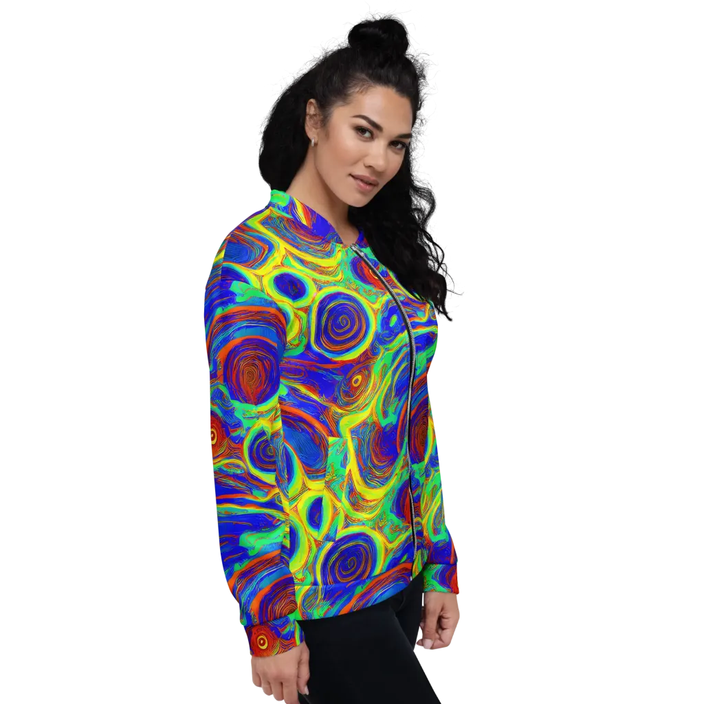 Kaleido Surge on Bomber Jacket — Right
