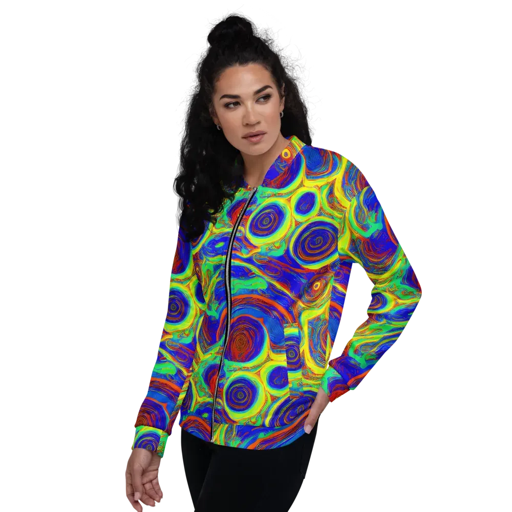 Kaleido Surge on Bomber Jacket — Left