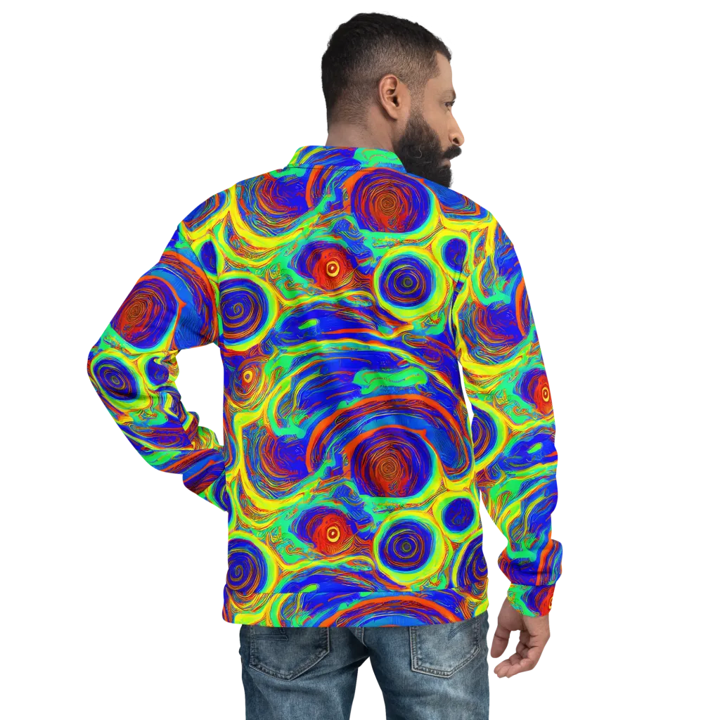 Kaleido Surge on Bomber Jacket — Back