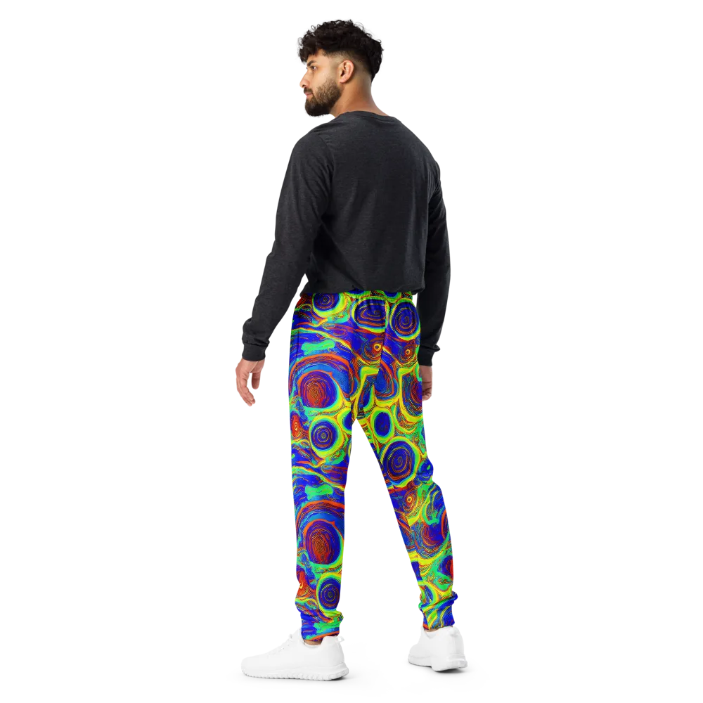 Kaleido Surge on Men's Joggers — Back