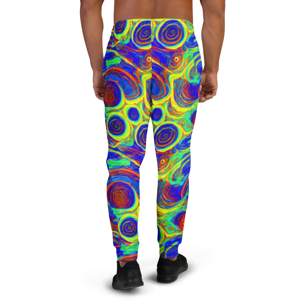 Kaleido Surge on Men's Joggers — Back