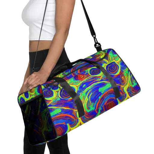 Kaleido Surge on a Duffle Bag