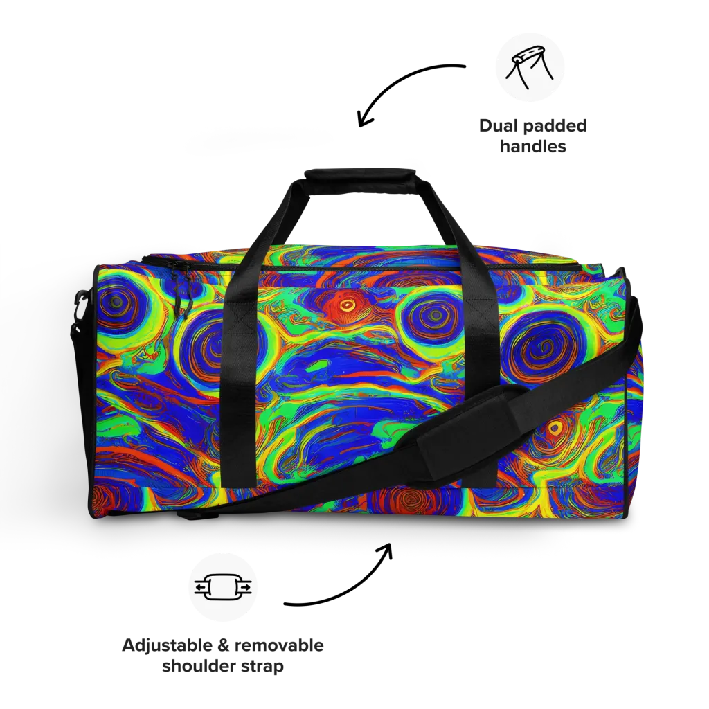 Kaleido Surge on Duffle Bag — Front