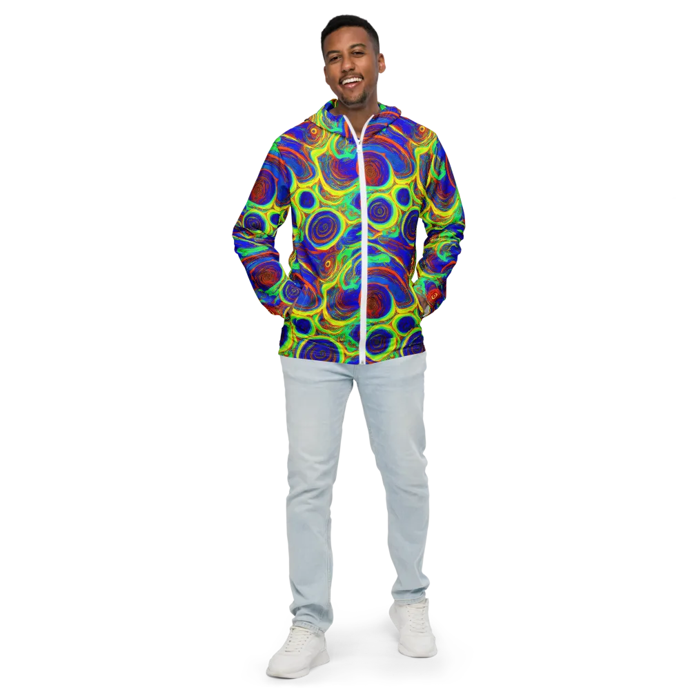 Kaleido Surge on Men's Windbreaker — Front