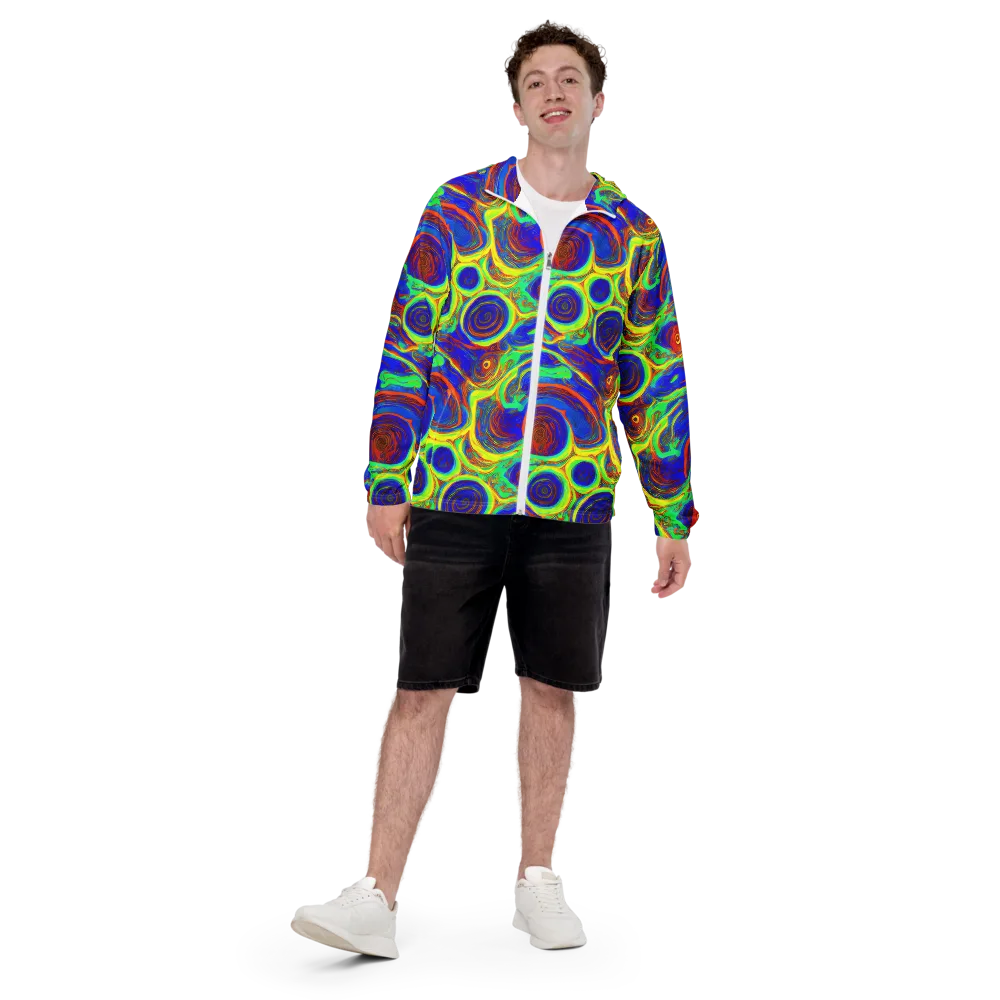 Kaleido Surge on Men's Windbreaker — Front