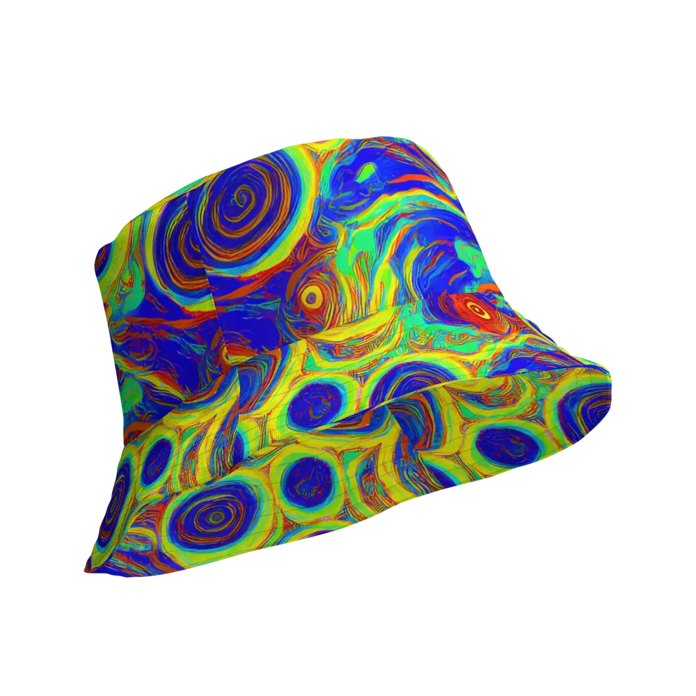 Kaleido Surge on Reversible Bucket Hat — Product details Outside