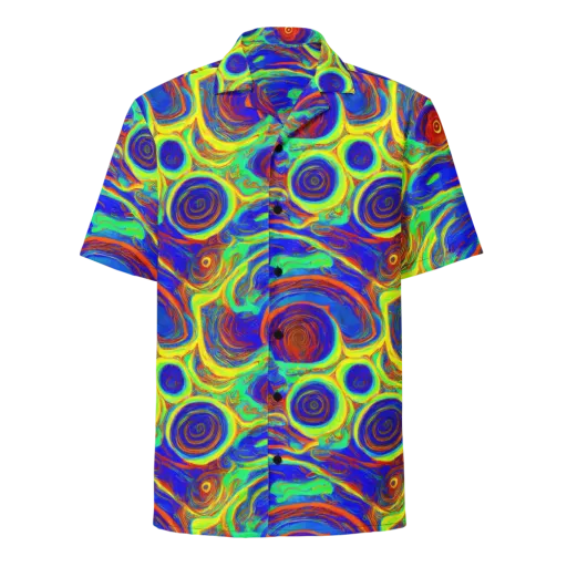Kaleido Surge on a Button Shirt