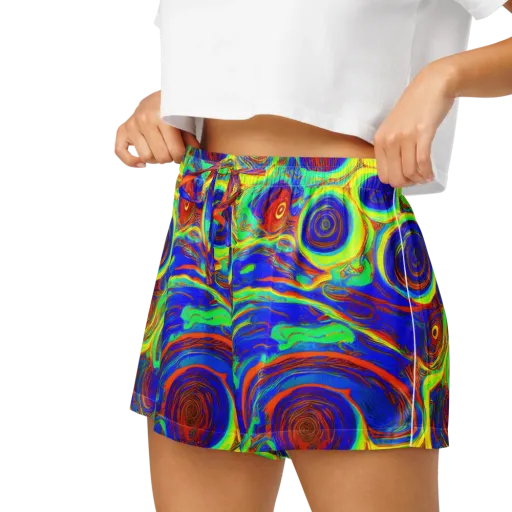 Kaleido Surge on a Women's Pajama Shorts