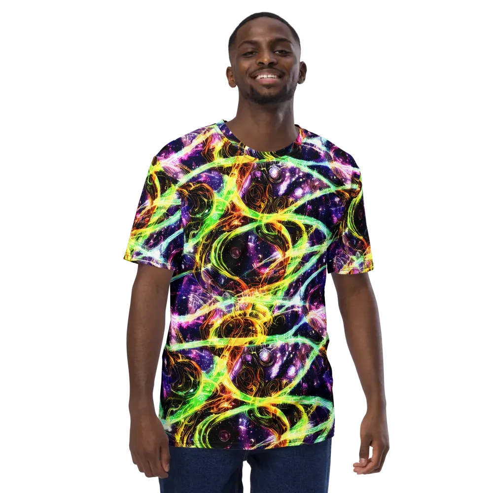 Prismatic Gravity on Men's Crew Neck T-Shirt — Front