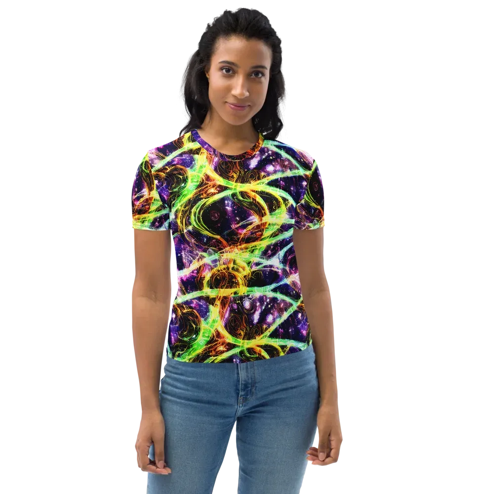 Prismatic Gravity on Women's Crew Neck T-Shirt — Front
