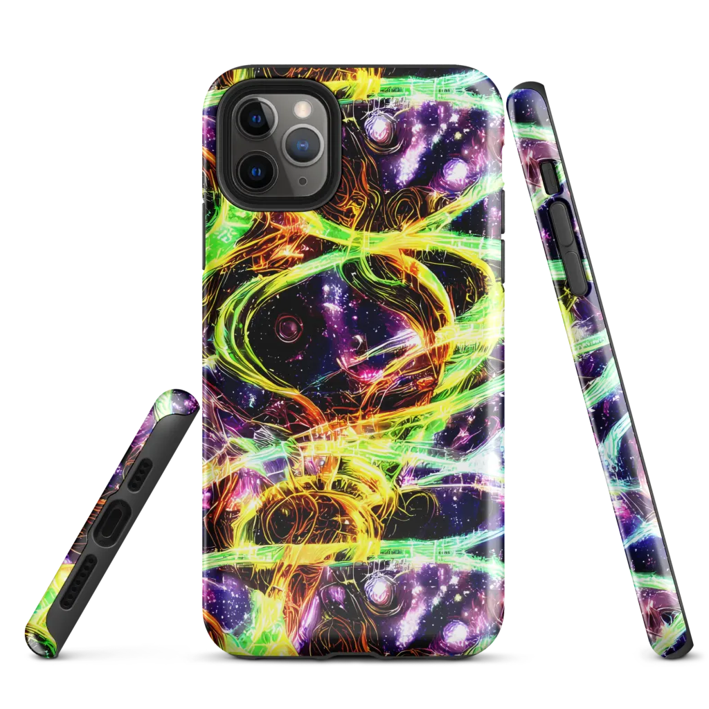 Prismatic Gravity on Tough Case for iPhone® — Front