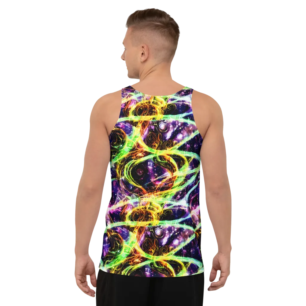 Prismatic Gravity on Men's Tank Top — Back