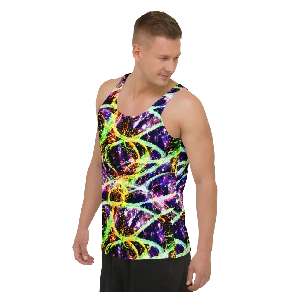 Prismatic Gravity on Men's Tank Top — Left Front