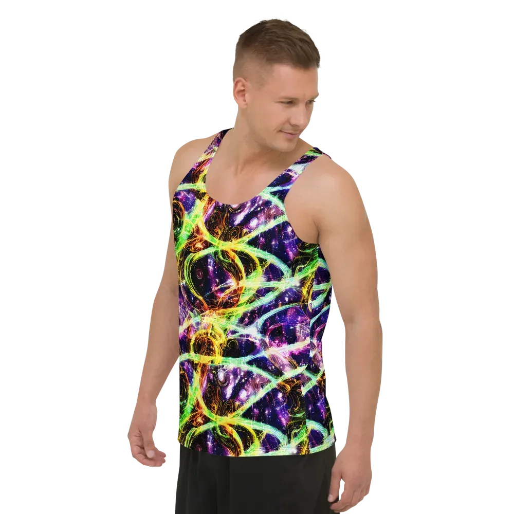 Prismatic Gravity on Men's Tank Top — Left Front