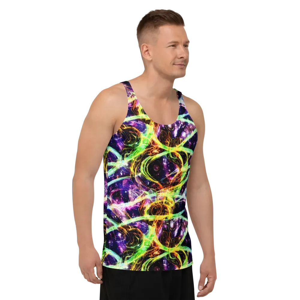 Prismatic Gravity on Men's Tank Top — Right Front