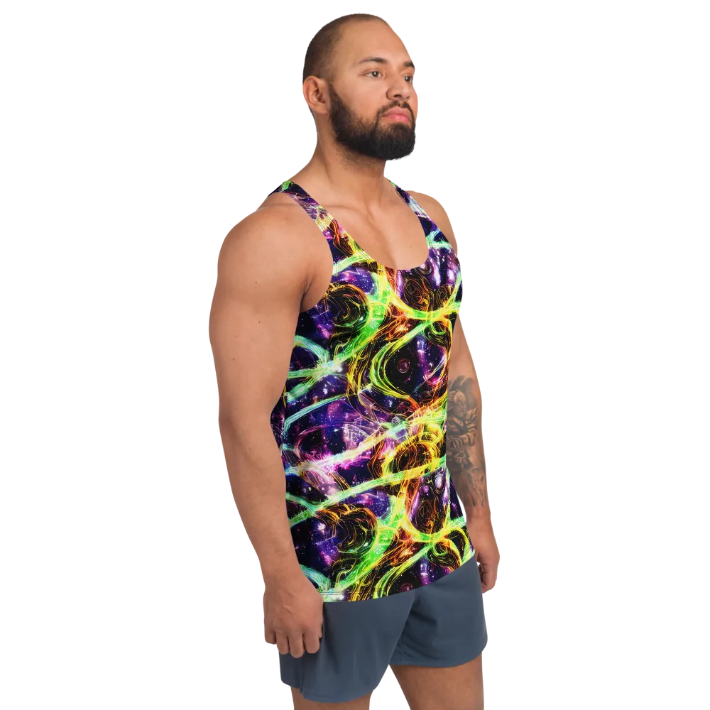 Prismatic Gravity on Men's Tank Top — Right Front