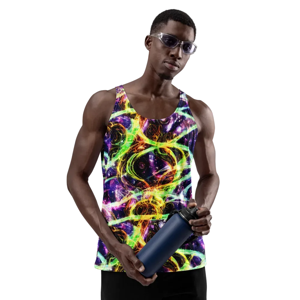 Prismatic Gravity on Men's Tank Top — Front