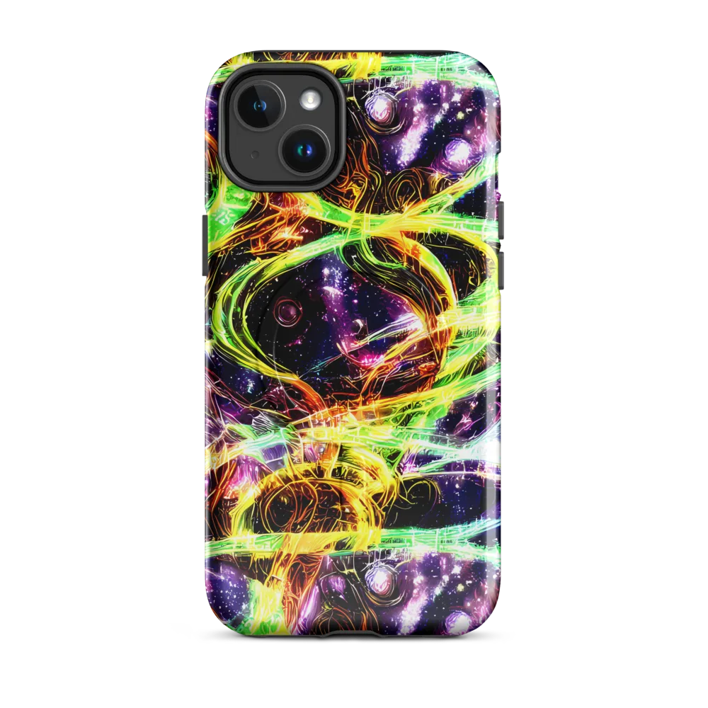 Prismatic Gravity on MagSafe Tough Case for iPhone® — Front