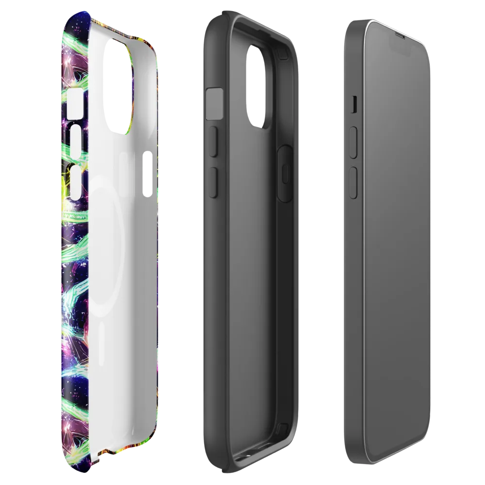 Prismatic Gravity on MagSafe Tough Case for iPhone® — Front