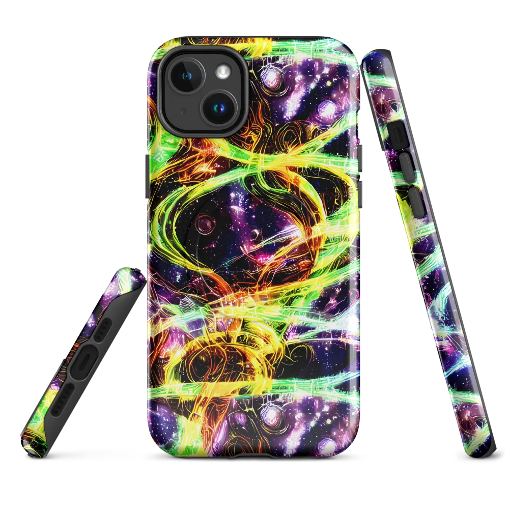 Prismatic Gravity on MagSafe Tough Case for iPhone® — Front