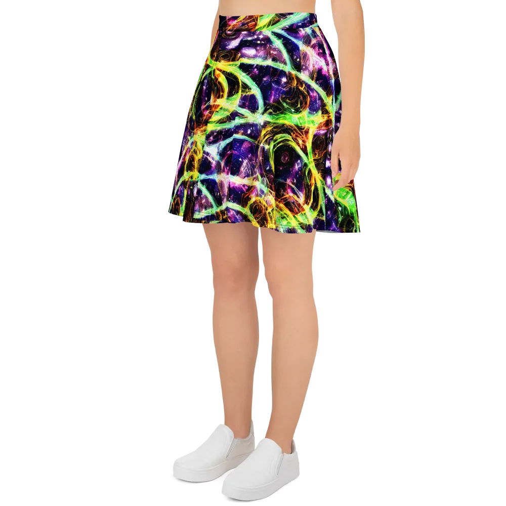 Prismatic Gravity on Skater Skirt — Left