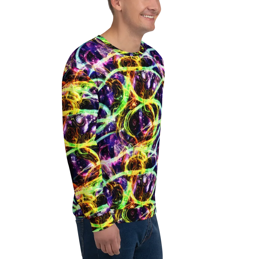 Prismatic Gravity on Sweatshirt — Right Front