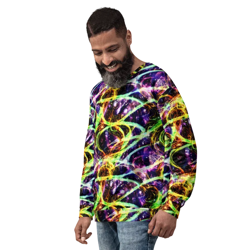 Prismatic Gravity on Sweatshirt — Left Front